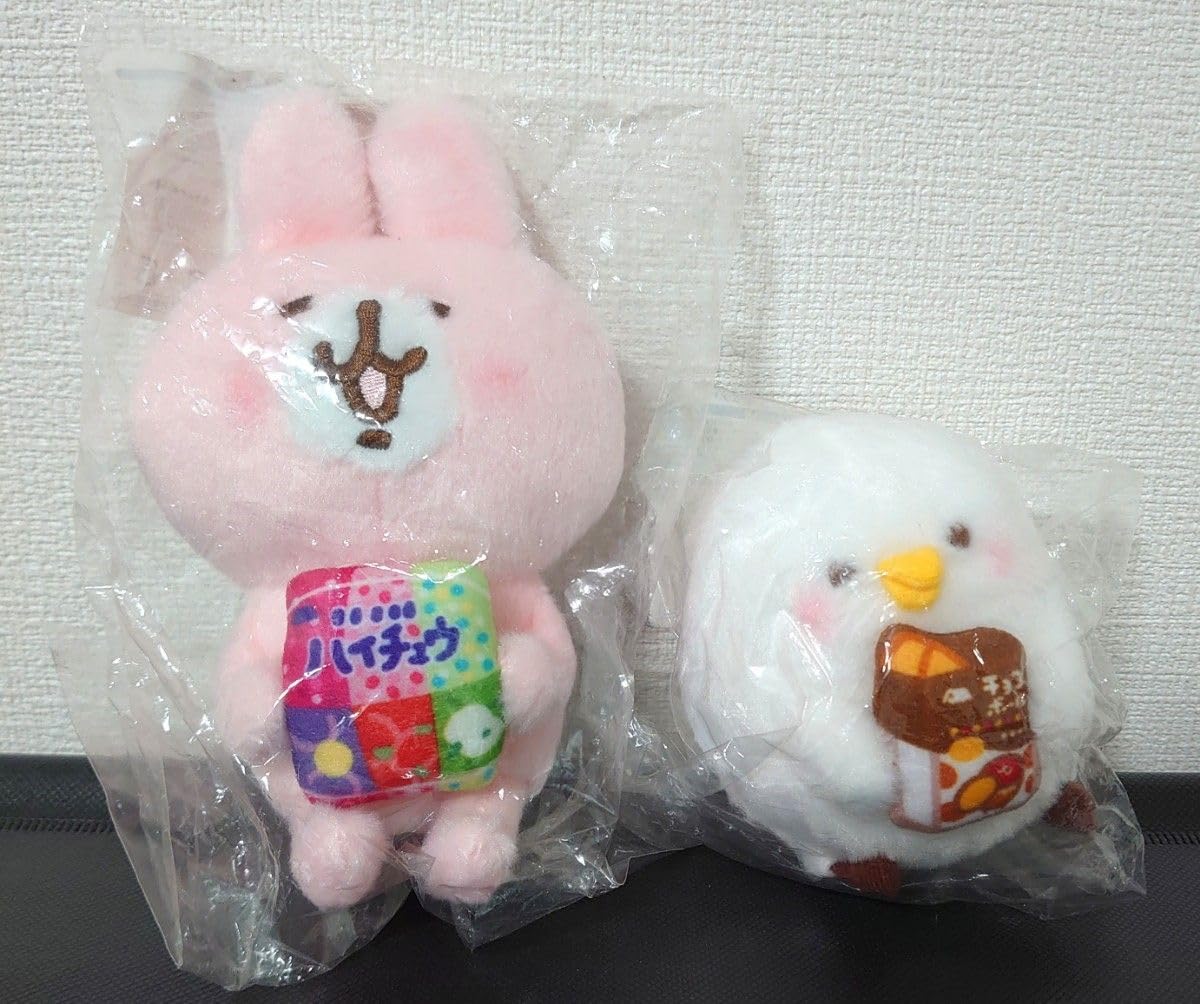 カナヘイ★森永コラボ★ハイチュウ うさぎ＆チョコボール ピスケ★ぬいぐるみ Amazon.co.jp: カナヘイ 森永 ぬいぐるみ うさぎ ピスケ